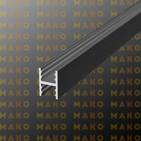 Профиль разделительный MS410А Графит браш (A49)